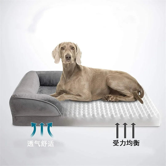 Hundesofa Komfort Grau für Hunde 1