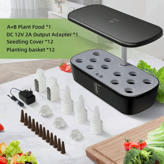 Hydroponisches Anbausystem für Innenräume mit 12 Pods 3