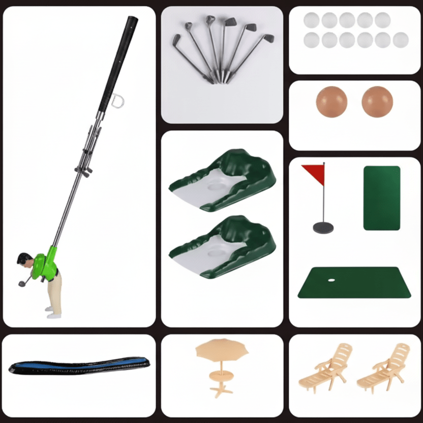 Indoor-Minigolf Set für Spaß und Herausforderungen 9