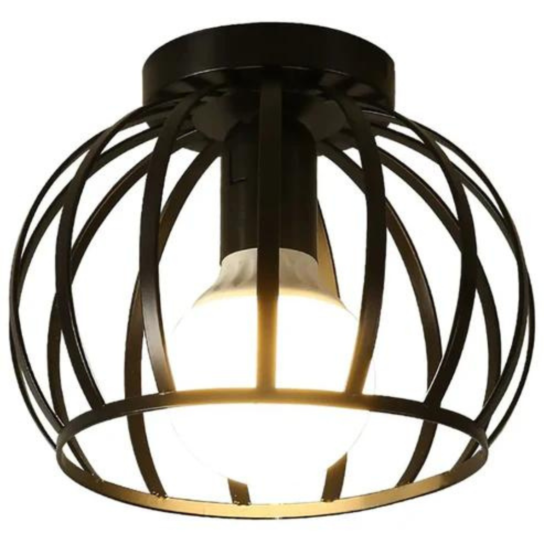 Industrielle Deckenleuchte Offenes Design für Wohnzimmer – LED Deckenlampe mit Exzellenter Lichtverteilung 4