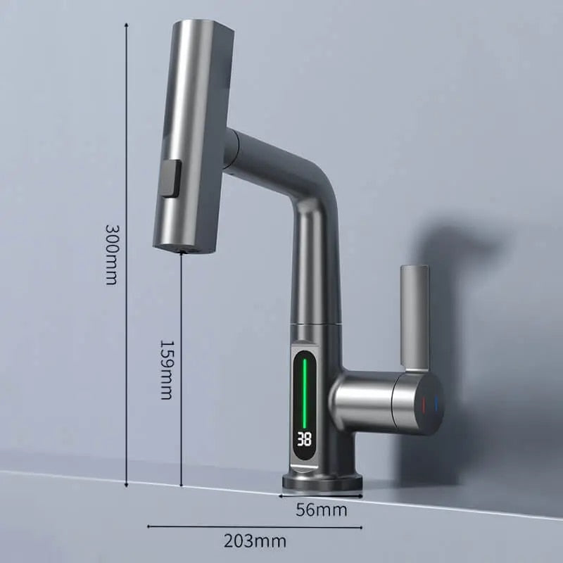 Intelligente Duscharmatur Mit Thermostat Ausziehbar Wasserarmatur Modern 2