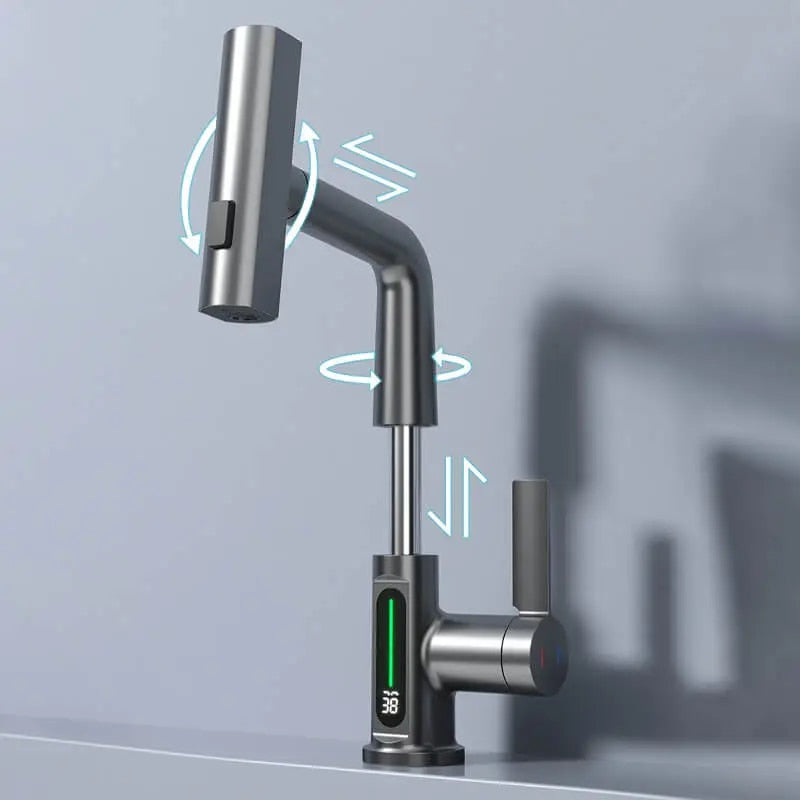 Intelligente Duscharmatur Mit Thermostat Ausziehbar Wasserarmatur Modern 3