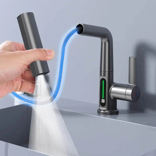 Intelligente Duscharmatur Mit Thermostat Ausziehbar Wasserarmatur Modern 4