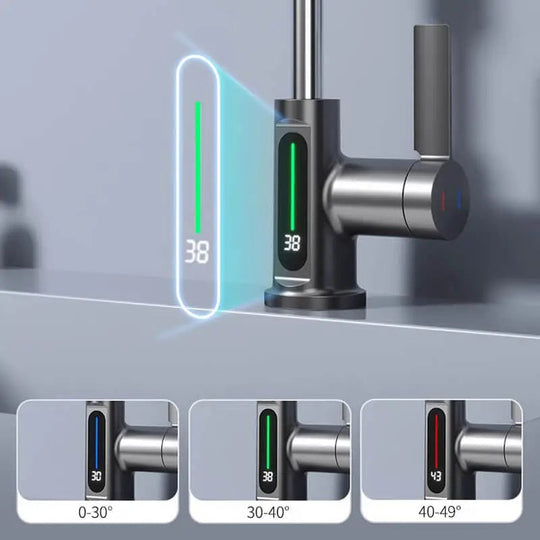 Intelligente Duscharmatur Mit Thermostat Ausziehbar Wasserarmatur Modern 5