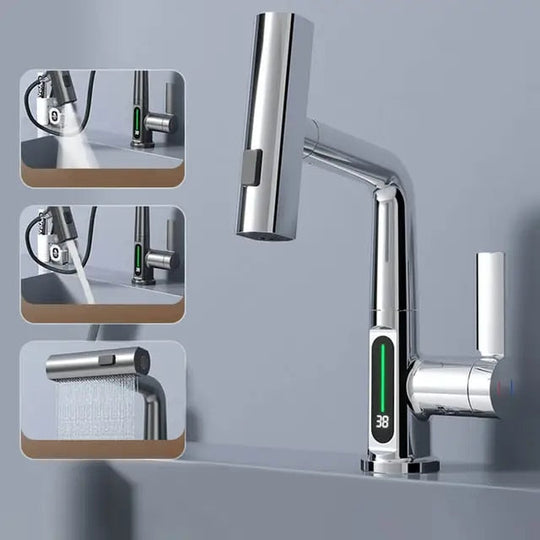 Intelligente Duscharmatur Mit Thermostat Ausziehbar Wasserarmatur Modern 6
