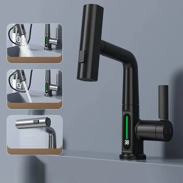 Intelligente Duscharmatur Mit Thermostat Ausziehbar Wasserarmatur Modern 7