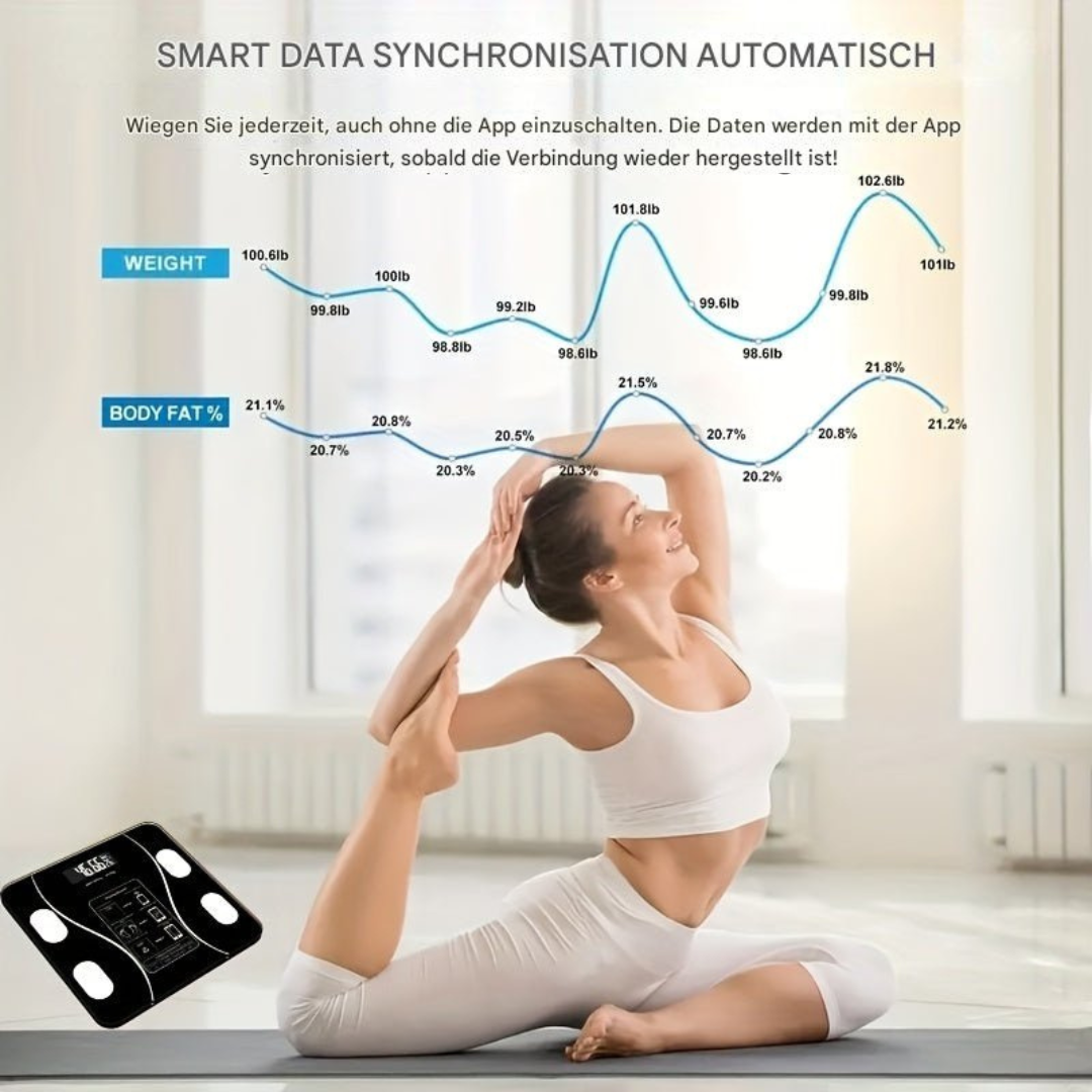 Intelligente Körperanalysewaage für Fitnessziele 8