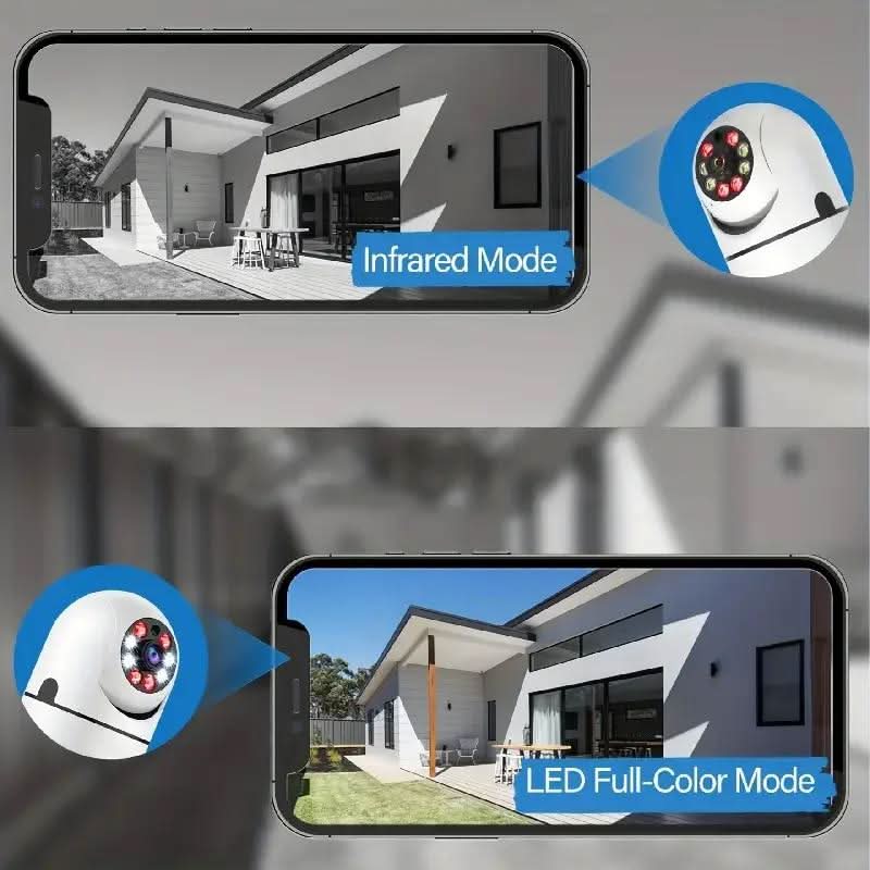 Intelligente Überwachungskamera Außen mit 360°-Überwachung und Live Übertragung auf Handy 4