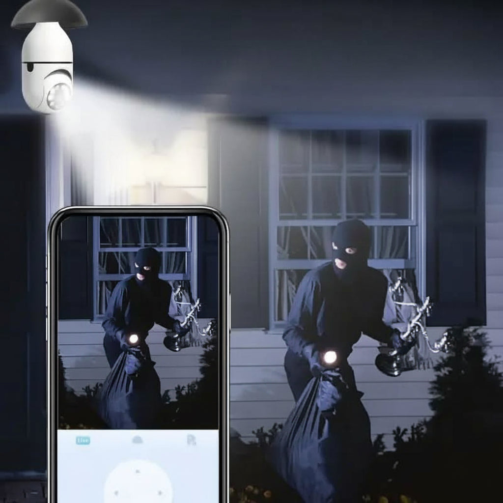 Intelligente Überwachungskamera Außen mit 360°-Überwachung und Live Übertragung auf Handy 5