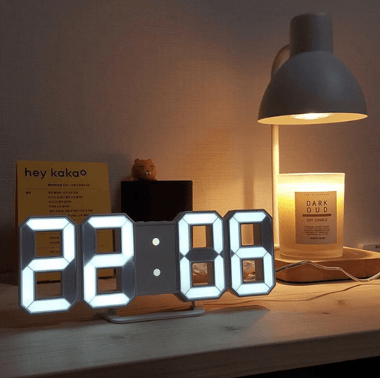 Intelligenter 3D-Digitaluhralarm für modernes Interieur 0