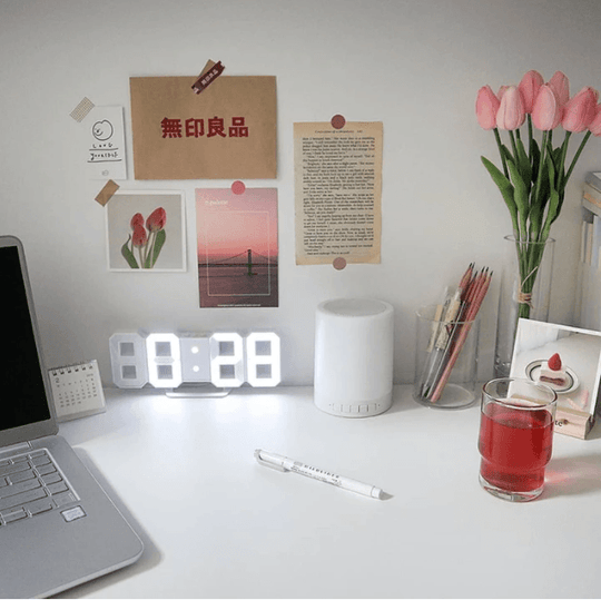Intelligenter 3D-Digitaluhralarm für modernes Interieur 2