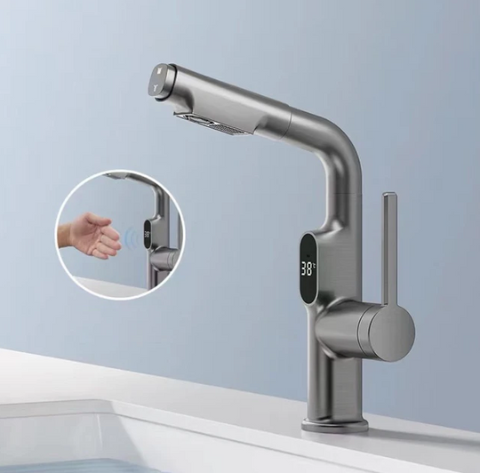 Intelligenter Wasserhahn mit Digitalanzeige für Küche und Bad 7