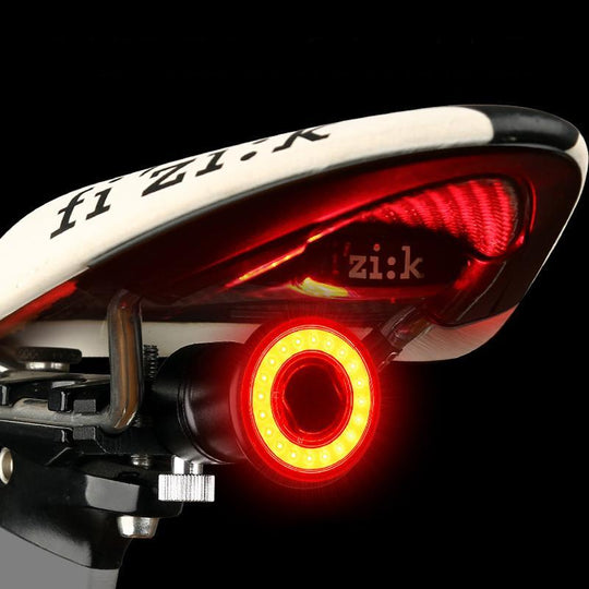 Intelligentes Fahrrad Rücklicht mit Bremslichtfunktion und LED, USB-wiederaufladbar, IPX-6 wasserdicht, für optimale Sichtbarkeit 0
