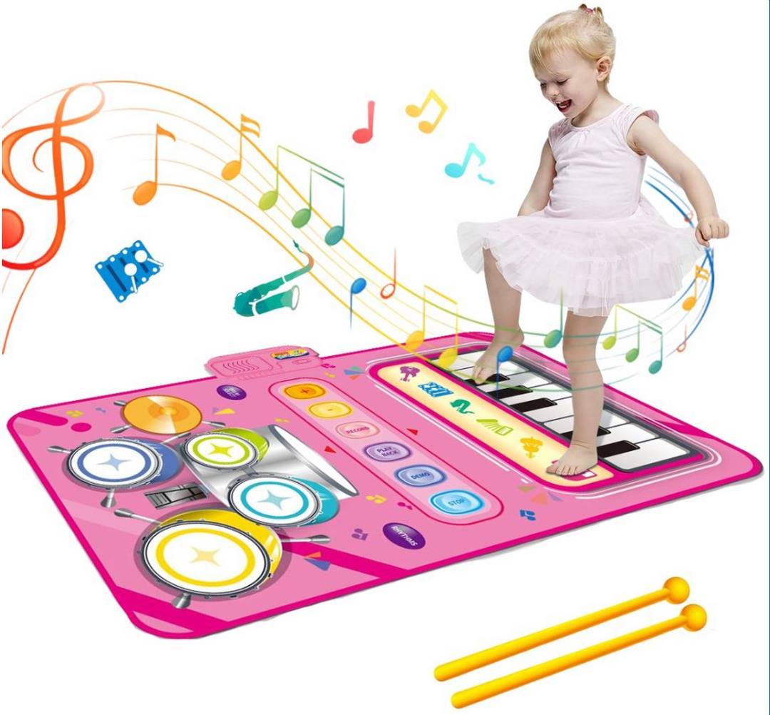 Interaktive Spielmatte Baby mit Musikinstrumenten und Rutschfester Unterseite 5