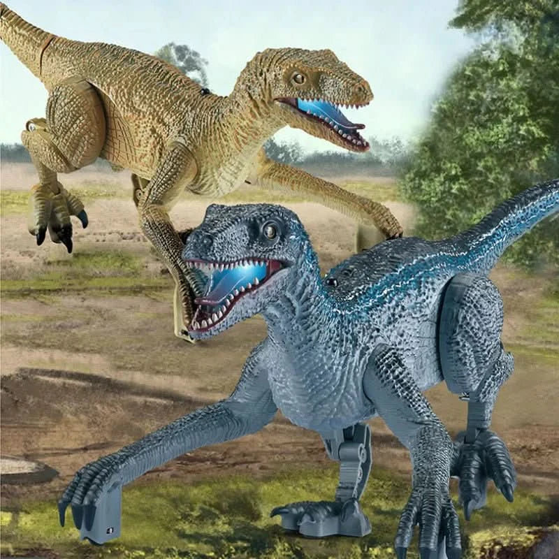 Interaktiver Dinosaurier Spielzeug T-Rex mit Licht und Sound - Ferngesteuerter Dino Spielzeug für Kinder 0