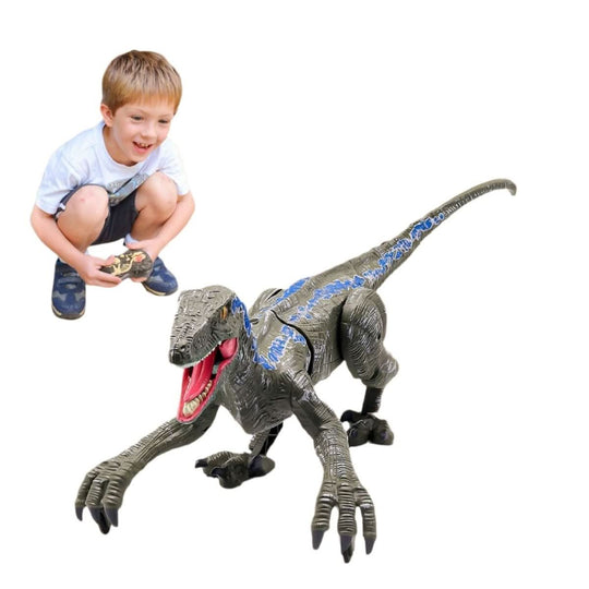 Interaktiver Dinosaurier Spielzeug T-Rex mit Licht und Sound - Ferngesteuerter Dino Spielzeug für Kinder 2