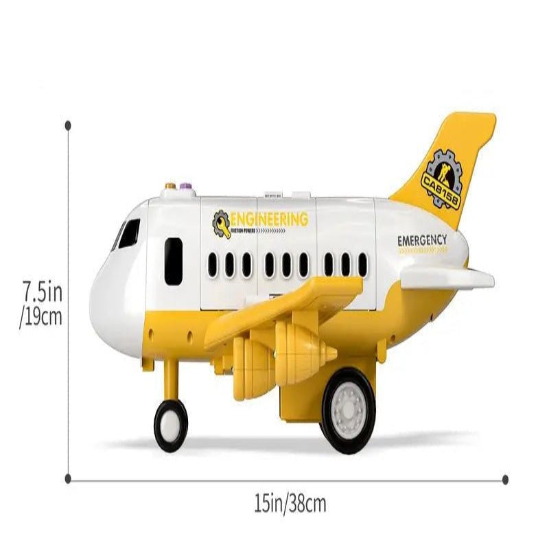Interaktives Flugzeugspielzeug für Kinder mit blinkenden Lichtern 5