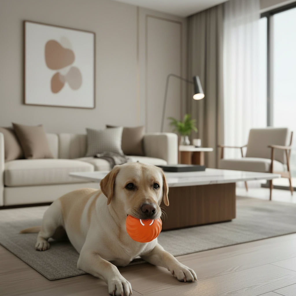 Interaktives Hundespielzeug Ball für Aktive Hunde mit Automatischer Bewegung 0