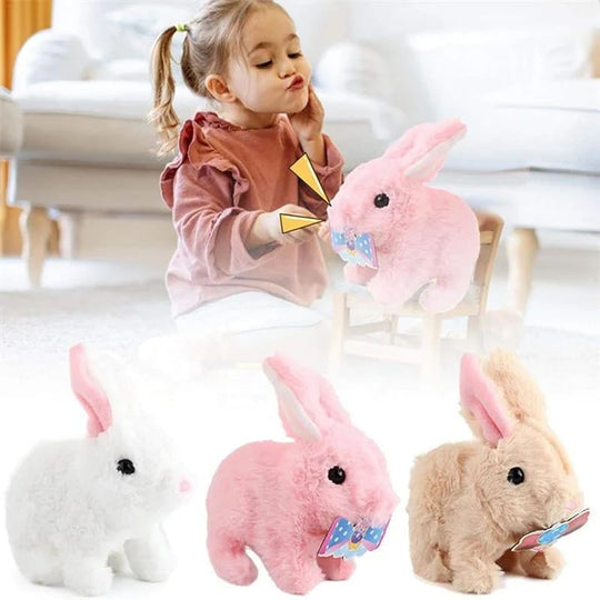 Interaktives Kuscheltier Hase für Kinder 0