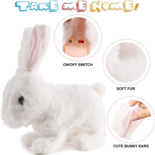 Interaktives Kuscheltier Hase für Kinder 3