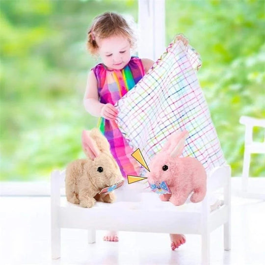 Interaktives Kuscheltier Hase für Kinder 7