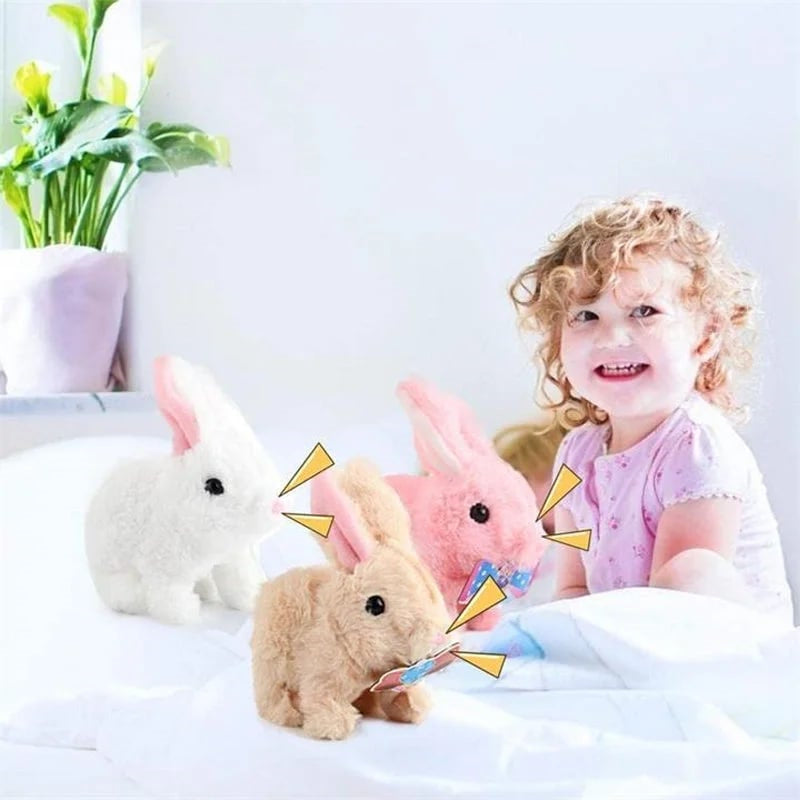 Interaktives Kuscheltier Hase für Kinder 8