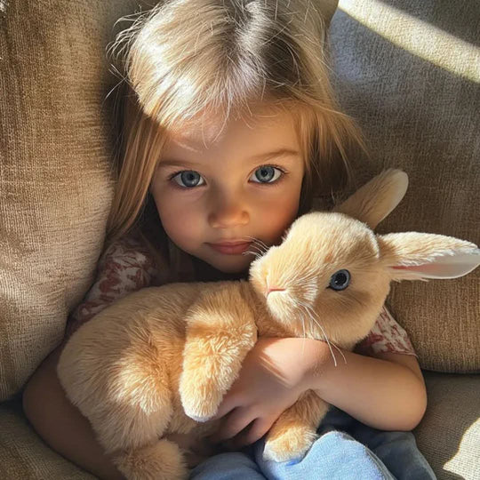 Interaktives Plüschspielzeug Hase für Kinder 7