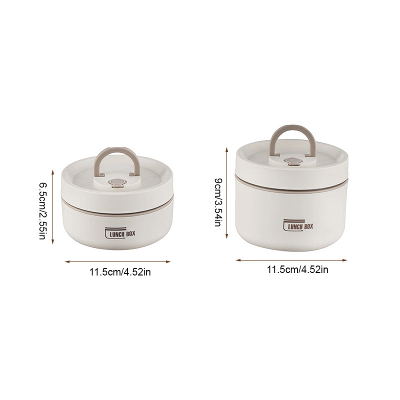 Isolierbox Lunchbox mit Tragetasche für Unterwegs, Thermobox mit Auslaufsicherem Design und Hervorragender Temperaturisolierung 8