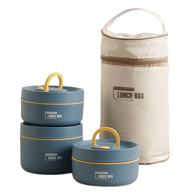 Isolierte Lunchbox für Warme Mahlzeiten Unterwegs mit Tragetasche 20