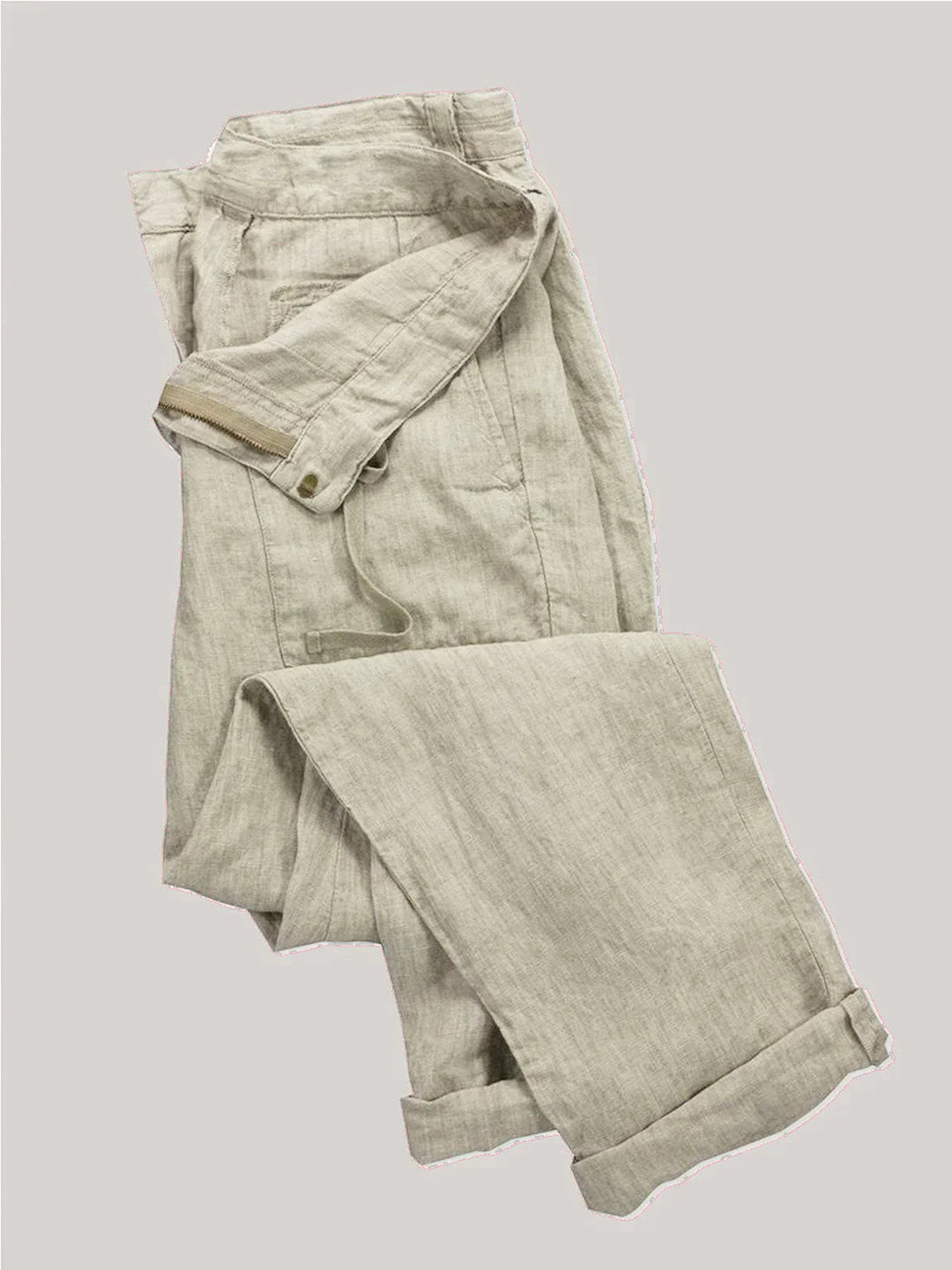 Variant image for Herren Hose Leinen Bequem Zeitlos Regular Fit-8