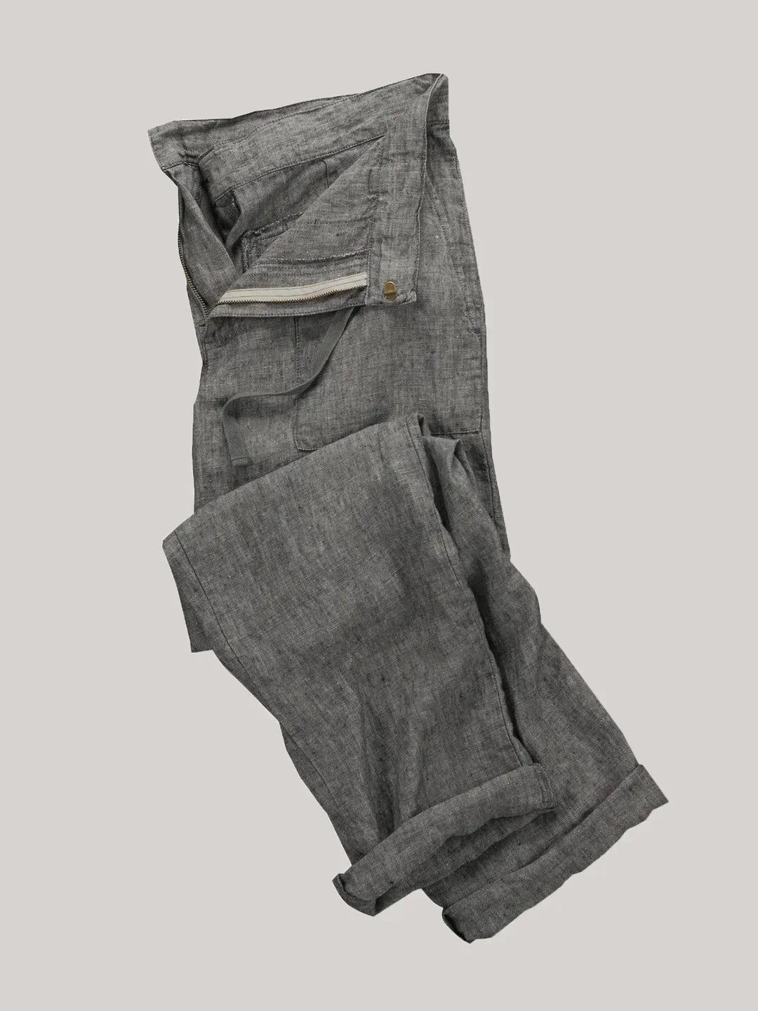 Variant image for Herren Hose Leinen Bequem Zeitlos Regular Fit-9