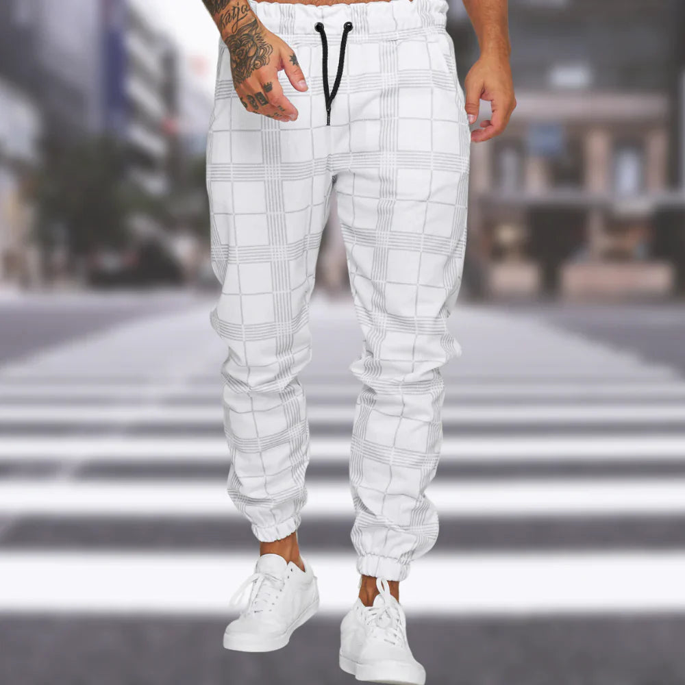 Variant image for Herren Hosen Karierte Elegante Baumwollmischung für Formelle und Lässige Anlässe-15