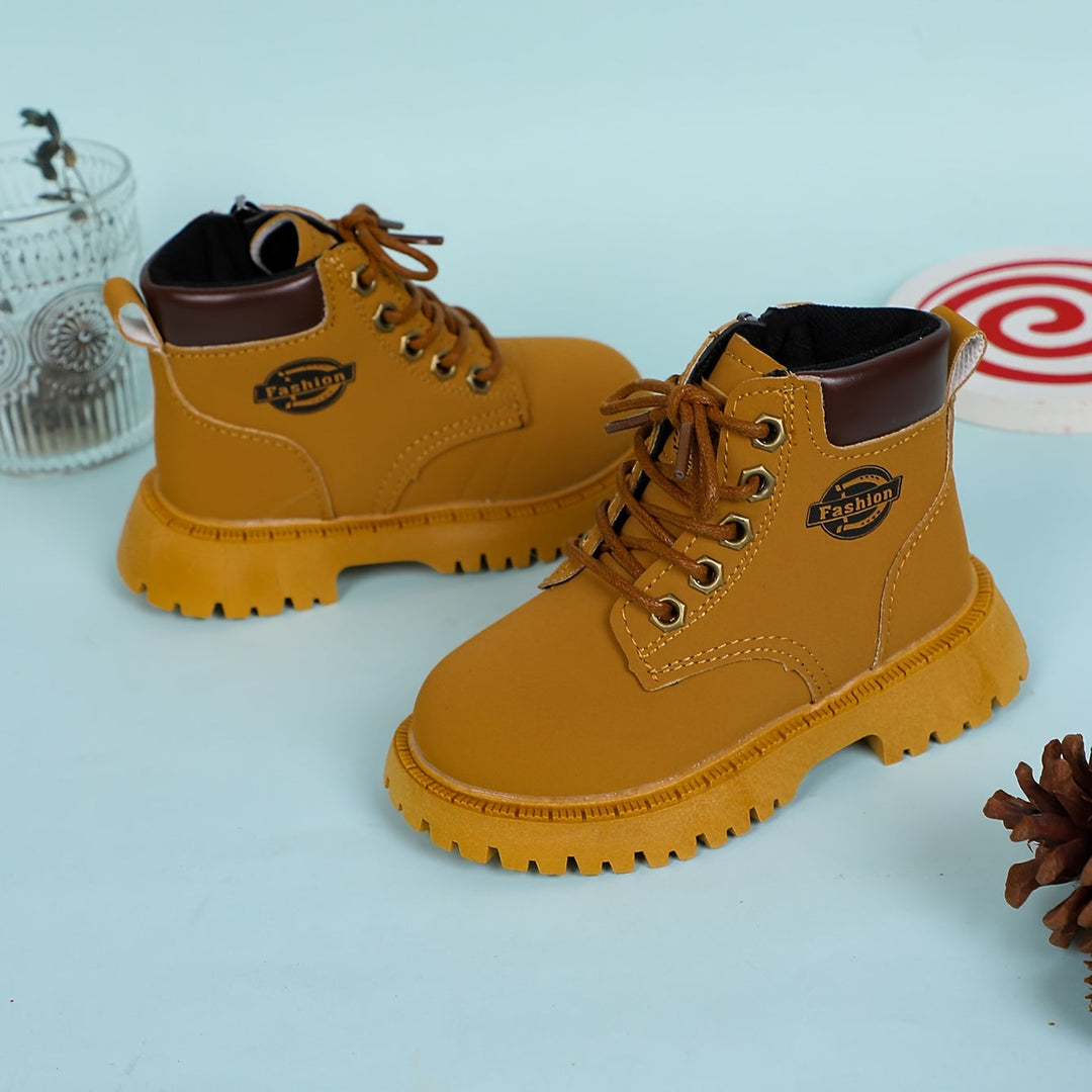 Jungen Stiefel mit Reißverschluss und rutschfester Sohle 3