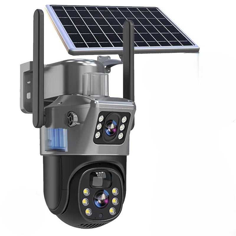 Kabellose 4K Sicherheitskamera mit Solarpanel 0