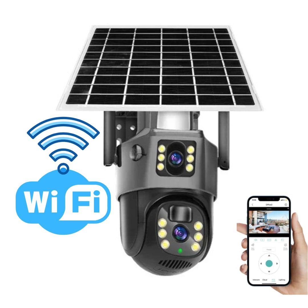 Kabellose 4K Sicherheitskamera mit Solarpanel 2