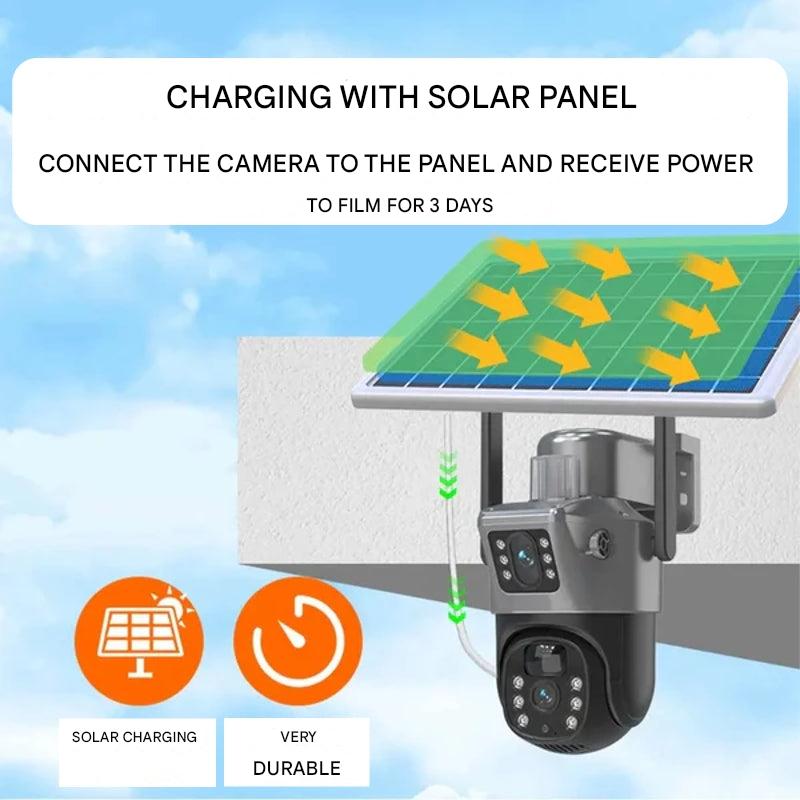 Kabellose 4K Sicherheitskamera mit Solarpanel 6
