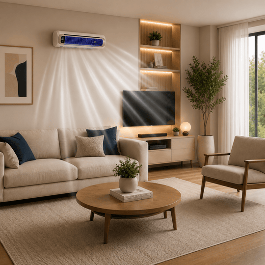 Kabellose Klimaanlage mit rotierender Luftzirkulation 2