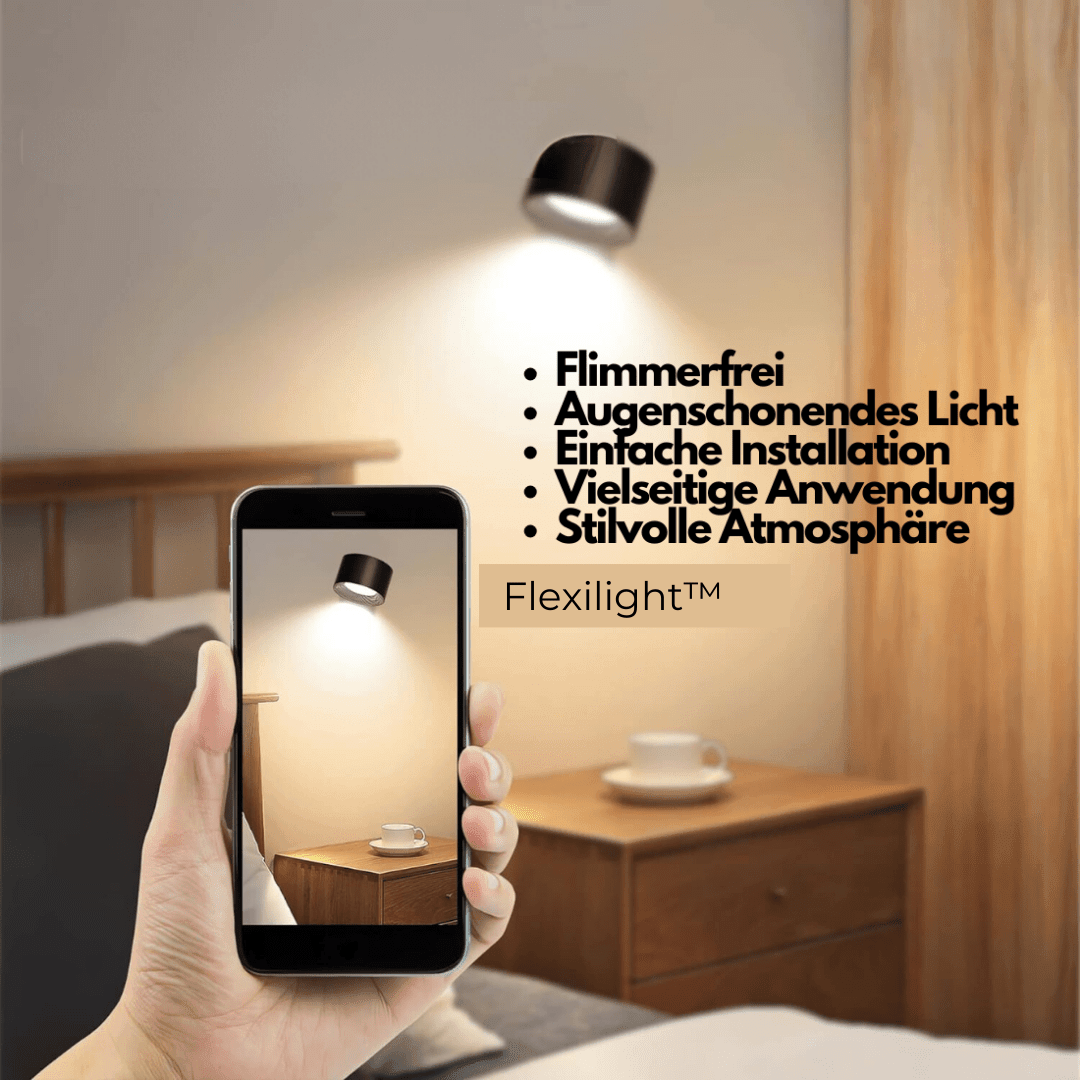 Kabellose LED-Wandleuchte mit 360° Verstellbarkeit 5