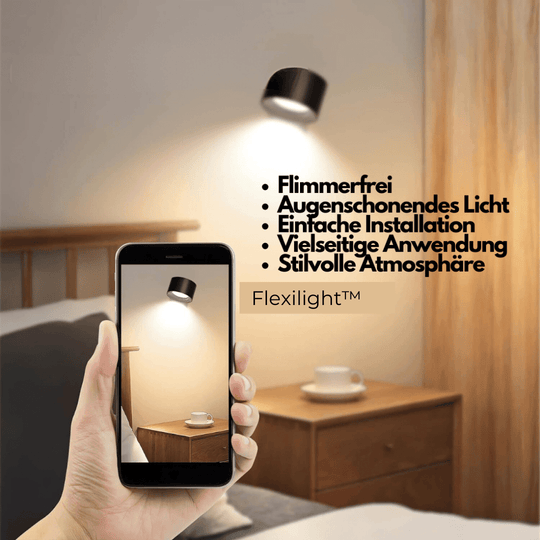 Kabellose LED-Wandleuchte mit 360° Verstellbarkeit 5