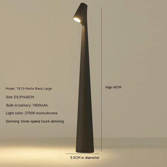 Kabellose Tischlampe mit Akku und Dimmbarer LED-Beleuchtung für Modernes Zuhause 0