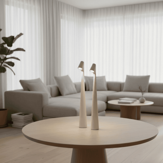 Kabellose Tischlampe mit Akku und Dimmbarer LED-Beleuchtung für Modernes Zuhause 1