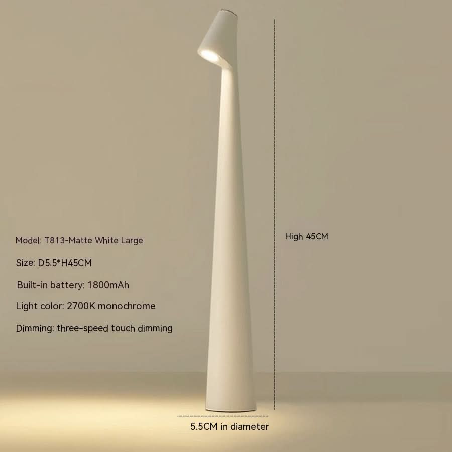 Kabellose Tischlampe mit Akku und Dimmbarer LED-Beleuchtung für Modernes Zuhause 13