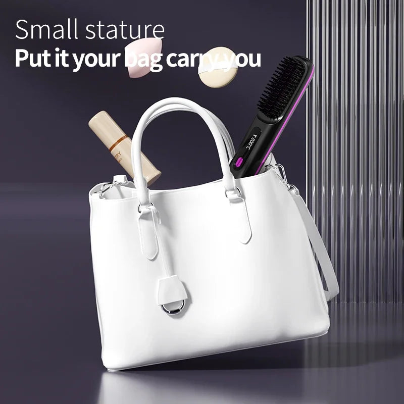 Kabelloser Haarstyler mit LCD-Display 6