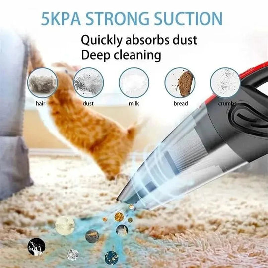 Kabelloser Handstaubsauger CycloVac mit Zyklonsaugsystem und vielseitigen Aufsätzen 2