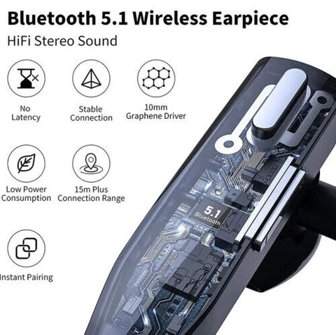 Kabelloses Bluetooth Headset mit Noise Cancelling und Dual-Mikrofon für klare Kommunikation 2