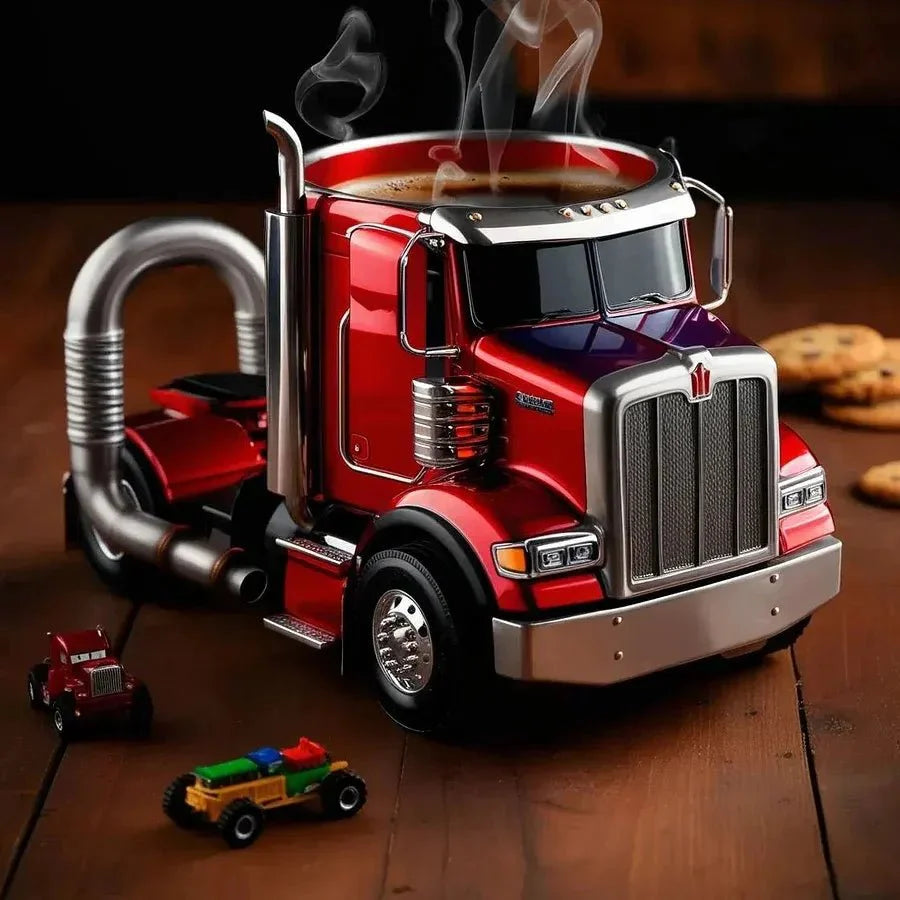 Kaffeebecher für Lkw-Fahrer mit modernem Design 3