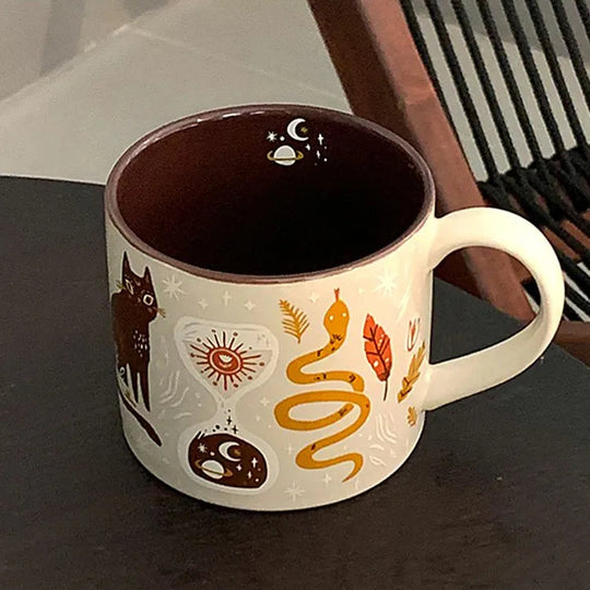 Kaffeetasse Fantasievolles Himmelsdesign 450 ml 4
