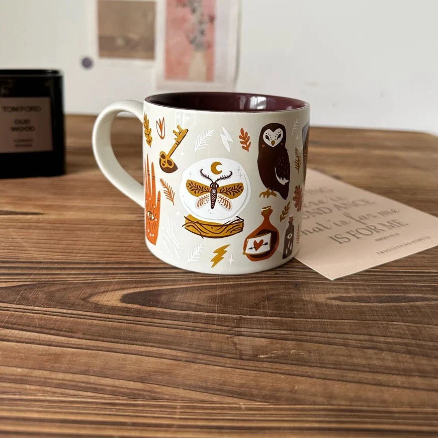 Kaffeetasse Fantasievolles Himmelsdesign 450 ml 6