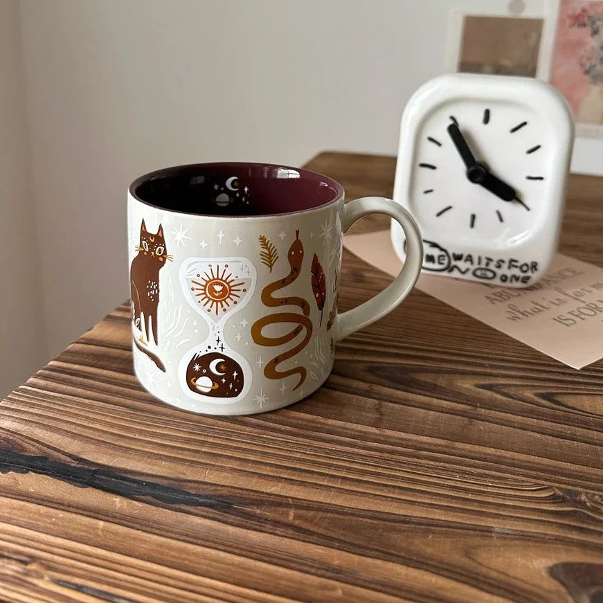 Kaffeetasse Fantasievolles Himmelsdesign 450 ml 7