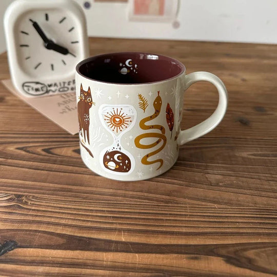 Kaffeetasse Fantasievolles Himmelsdesign 450 ml 8